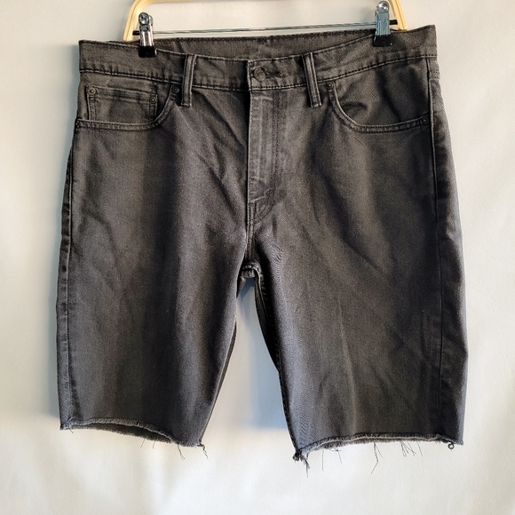 Levi's 511 Slim Cut Off Shorts Men's W36 Black - Picture 3 of 7
